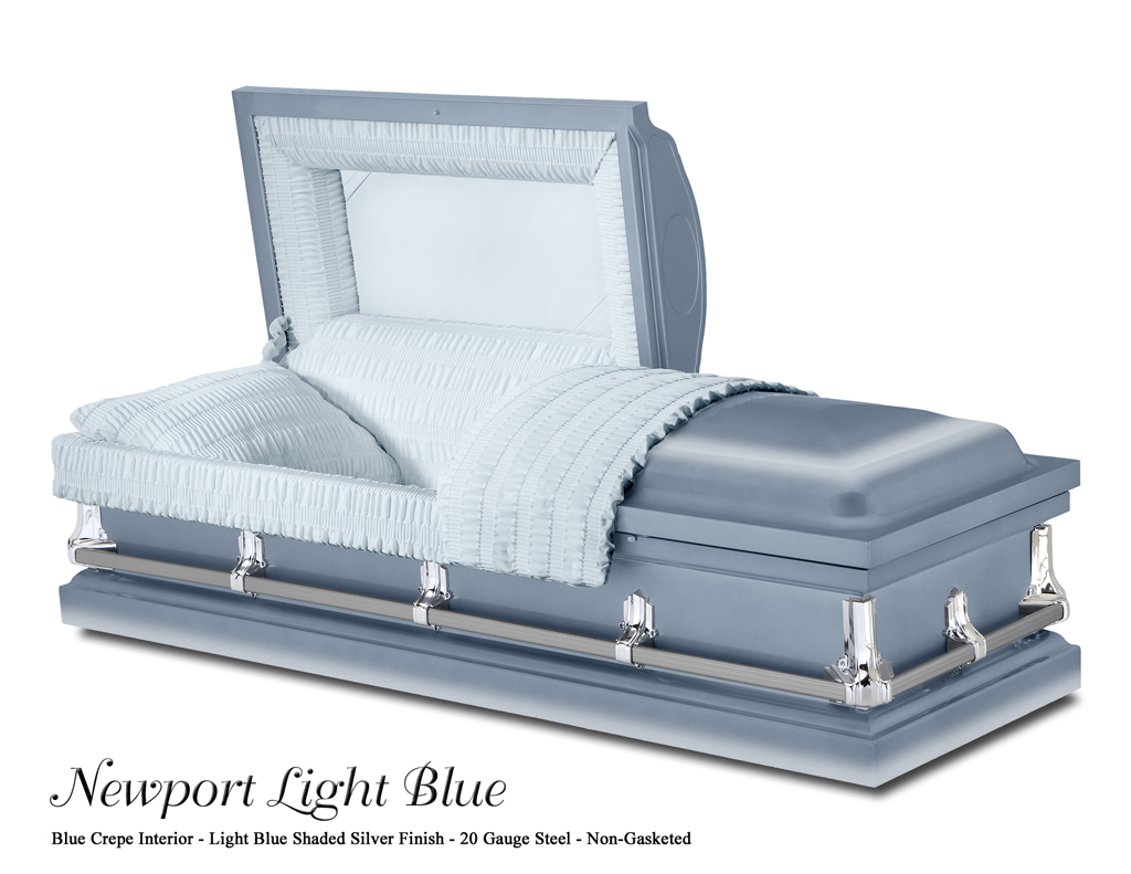 Newport Light Blue Silver PRINT